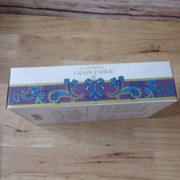 Luxurious Craps Table vintage Gambling Miniature 9"  Table Top Desk Casino - Picture 4 of 5